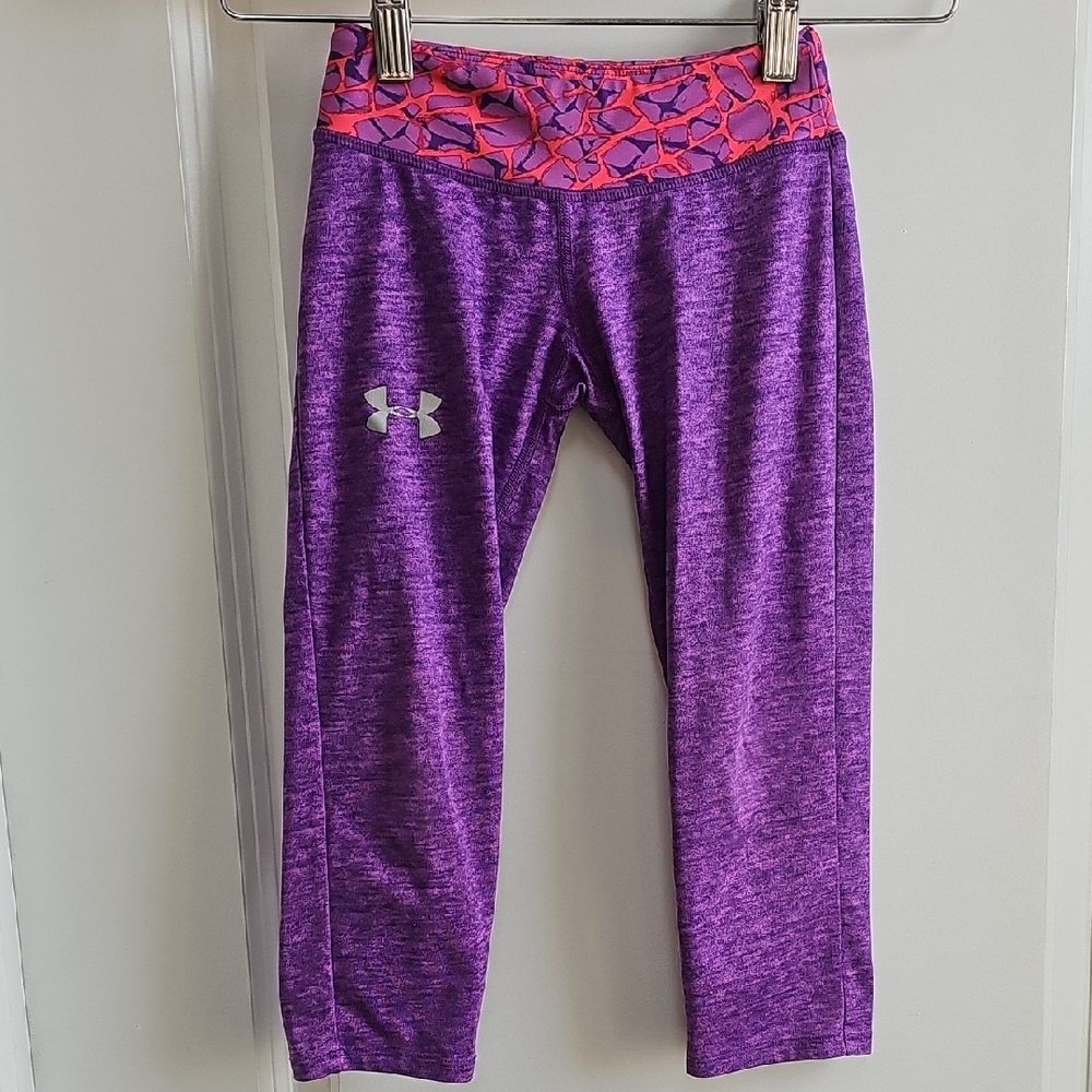 Under Armour Kids Leggings in Purple and Pink